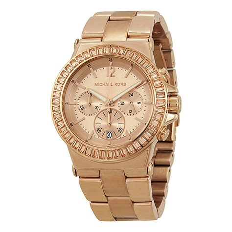 michael kors chronograph baguette